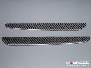 Alfa Romeo Giulia Door Sill Trim Kit - Carbon FIber - Flexible / Self Adhesive 